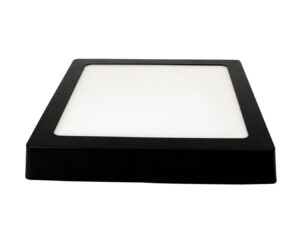 MIDEA LED panel négyzet fekete 18W 3000/4000/6000K 1300lm falon kívüli, anyaga: alumínium
