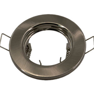 Spot beépíthető  fix szálcsiszolt króm