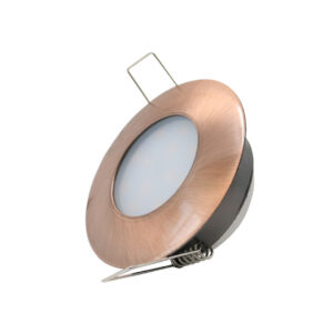 Spot LED 6W fix rozé arany