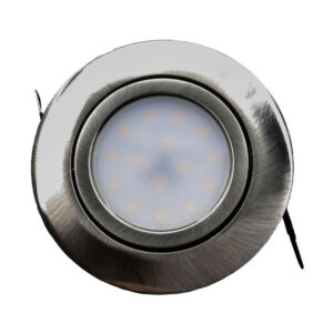 Spot LED 6W billenő szálcsiszolt króm