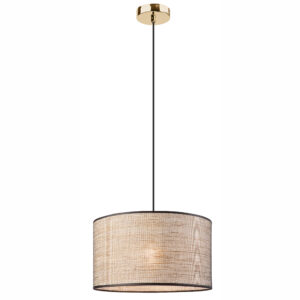 MOKKA Függeszték 1*E27 15W LED @ LM - 1.222 Fekete