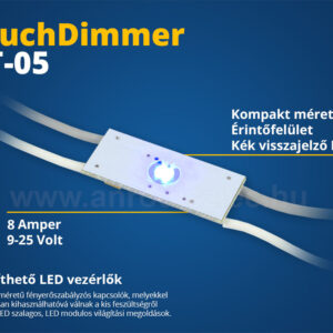 Beépíthető LED vezérlő (DT05) érintő kapcsoló