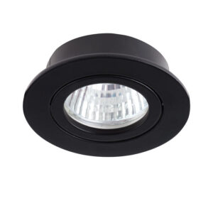 Beép.lpa 12V 50W MR-16 fekete IP20 kerek dalla CT-DTO50-B