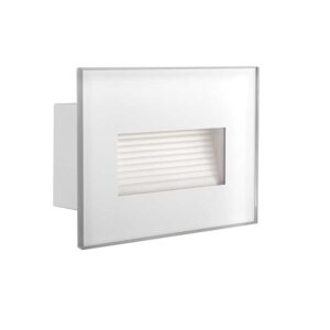 Beép.lpt.LED 3W 4000K IP44 fehér glasi LED 3W P NW-W