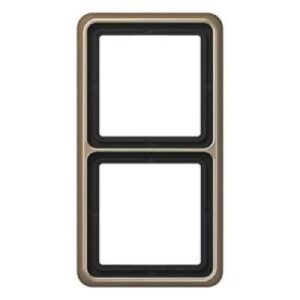 JUNG keret 2-es CD582GB aranybronz