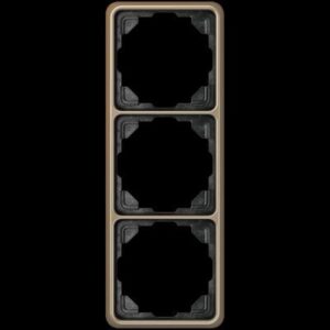 JUNG keret 3-as CD583GB arany-bronz