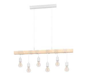 TOWNSHEND függeszték E27 6x60W fehér