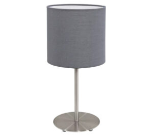 PASTERI asztali lámpa E27 1x60W szürke