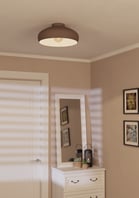 MOGANO mennyezeti 1xE27 mokka