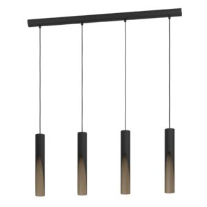BARBOTTO LED függ GU10 4x4,5W fek/ba