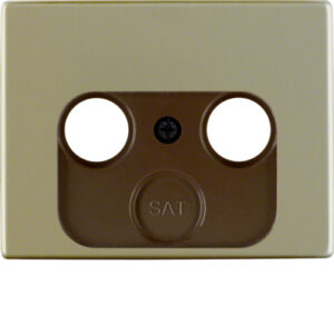 Berker antenna fedlap ARSYS bronz