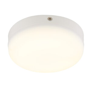 Mennyezeti lámpa matt fehér műanyag , O: 120mm M: 45mm tartozék: LED