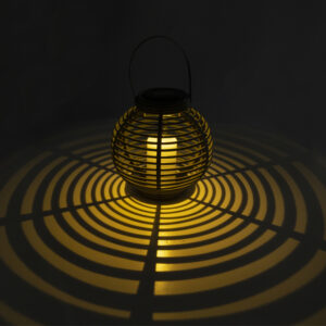 Szolár asztali rattan szürke 0,06W*