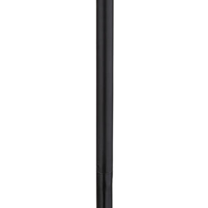 Szolár lámpa könnyűfém fekete matt@ műanyag fekete ezüst és kék színes