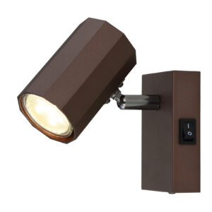 SPOTLÁMPA FÉM BRONZ SZÍNŰ MATT, ALU MÍNIUM BRONZSZÍNŰ MATT, SZXM: 70X14
