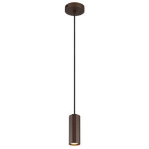 Függeszték fém bronz matt, alumínium bronz matt, kábel pvc fekete