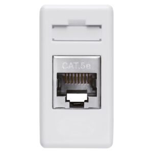Ethernet aljzat RJ45 Cat 5e FTP 1M fehér System