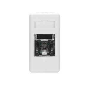 Telefon aljzat RJ11 csavaros 1M Fehér System