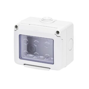 Szerelvénydoboz falon kívüli 3M vízszintes IP55 szürke SYSTEM