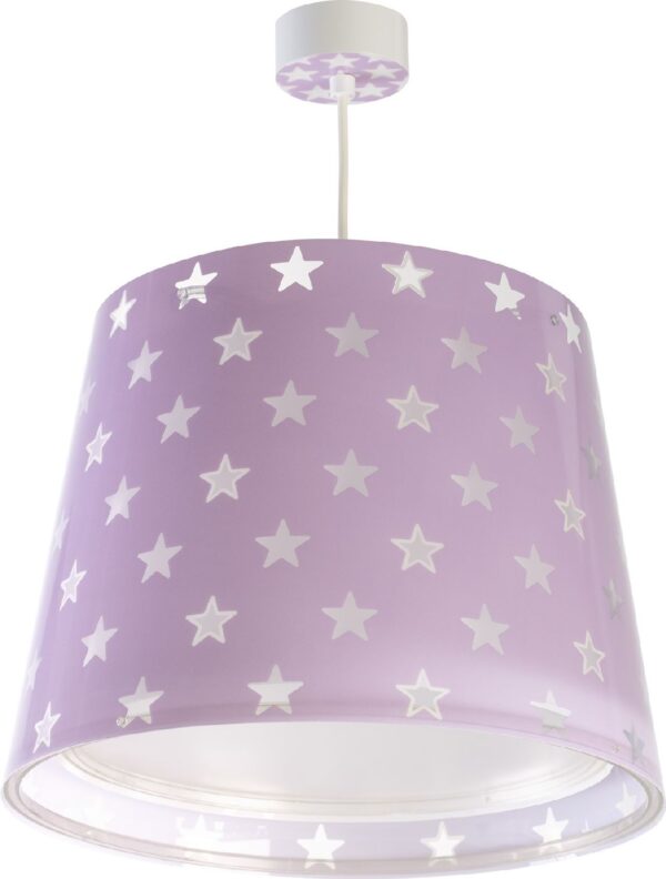 Mennyezeti függesztett lámpa E27 max. 15W stars mauve