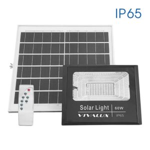 LED fényvető szolár 60W 550Im IP65 6500K iskola LED