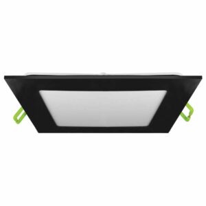 LED PANEL 6W 4000K 400Im SÜLY.KOCKA FEKETE GRID 230V 120°