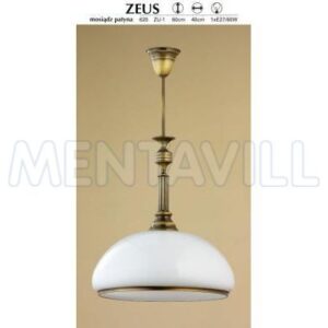 Jupiter függeszték 1*60w E27 bronz zeus