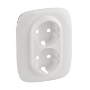 VALENA ALLURE 2x2P+F aljzat monobloc burkolat + kerettel, fehér