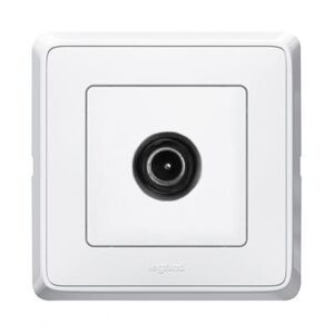 CARIVA TV csatlakozóaljzat átmenő 1,5dB komplett fehér