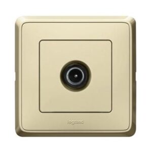 CARIVA TV csatlakozóaljzat végzáró 1,5dB komplett bézs