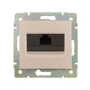 VALENA telefon 1xRJ45 CAT6 UTP elefántcsont