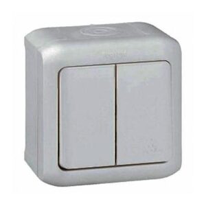 FORIX 105 csillárkapcsoló IP44 szürke 10A 250V falon kívüli