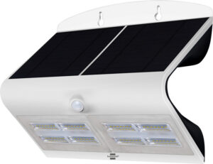 Fali fényvető LED szolár+mozgásérzékelő WAVE 800 800 lm 6000K/3000K IP65