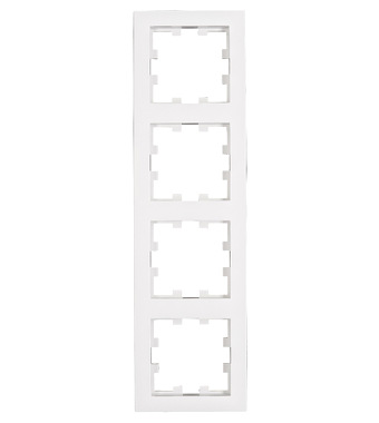 VISIO S keret négyes fehér