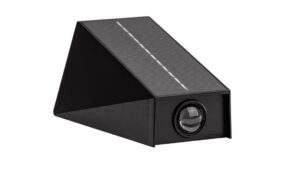 Napelemes kerti falilámpa 0,4W 3000K 30lm,3,7V/1300mAh Li, IP44