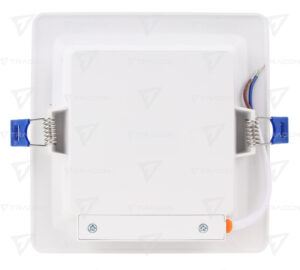 LED beép.mélysug. négyzet 9W 4000K átm:150mm 720lm fehér