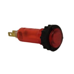 L-10 220V Jelzőlámpa piros lapos