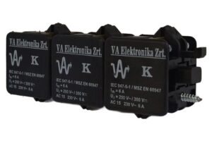 K33 érintkezőelem 3x1Z-1NY előlapra