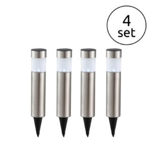 Szolár leszúrható lámpa rozsdamentes*