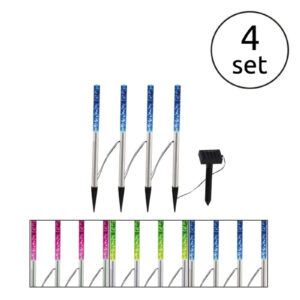 Szolár leszúrható 4db/szettnikkel*