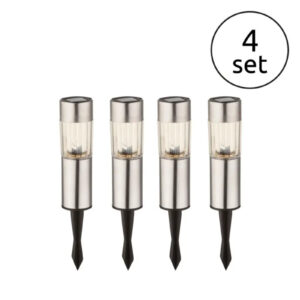 Szolár leszúrható lámpa rozsdamentes*