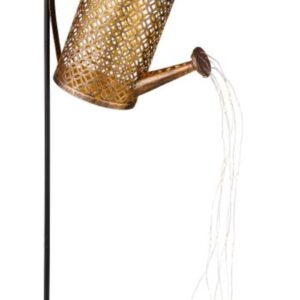 Szolár lámpa könnyűfém fekete matt @ és arany színekben pompázik