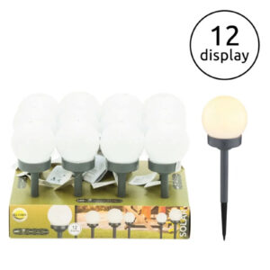 Szolár műanyag gömbök szürke*