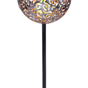 Szolár leszúrható fém gömb IP44 LED*