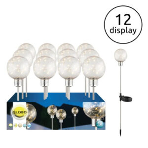 Szolár leszúrható gömbök műanyag*