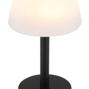 Szolár lámpa könnyűfém opál fekete matt@ színű nyomáskapcsolóval