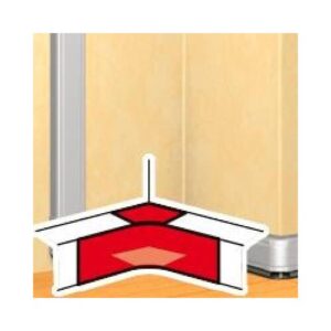 DLP könyök belső 50x105mm alu