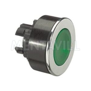 OSMOZ extralapos világító nyomógomb zöld átm.30mm