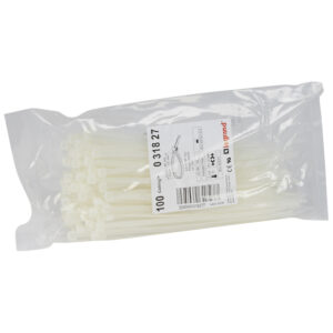 Kábelkötegelő 180x4,6 natúr 100db/csomag