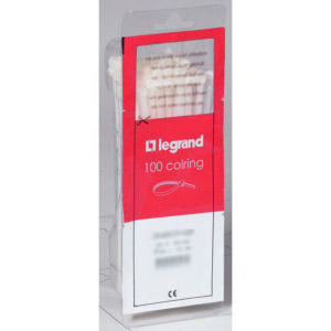 Jelzős kábelkötegelő 180x4,6 natúr 100db/csomag